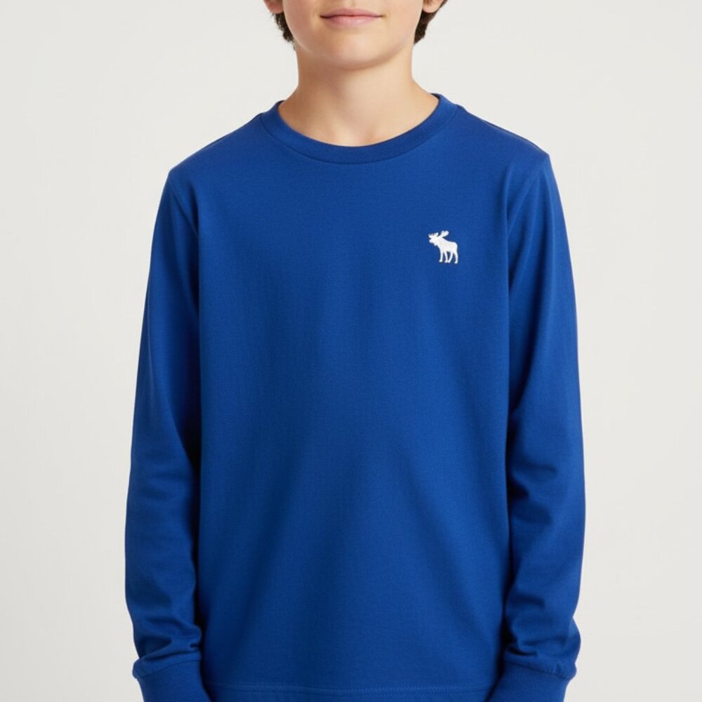 Abercrombie kids 9/10 blue long sleeve t- shirt